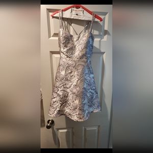 Floral Jacquard Dress